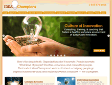 Tablet Screenshot of ideachampions.com